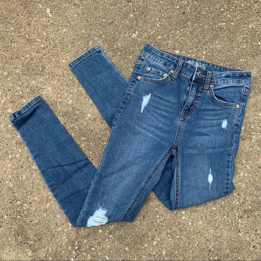 Wild Fable high rise distressed skinny jeans size 00